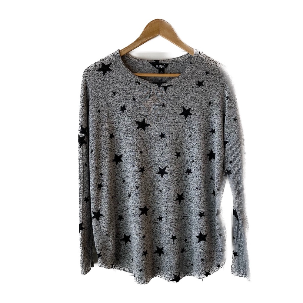 Buffalo David Bitton Womens Long Sleeve Super Cozy Top
